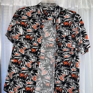Jackson shirt. M size. Orange/black/white
